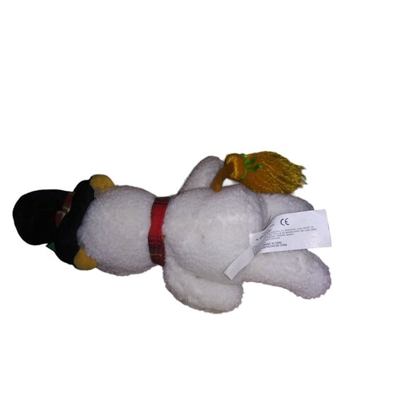 Snowman Pooh Disney Store Stuffed Plush Winnie the Pooh with Broom Bean Bag Toy - Picture 3 of 12